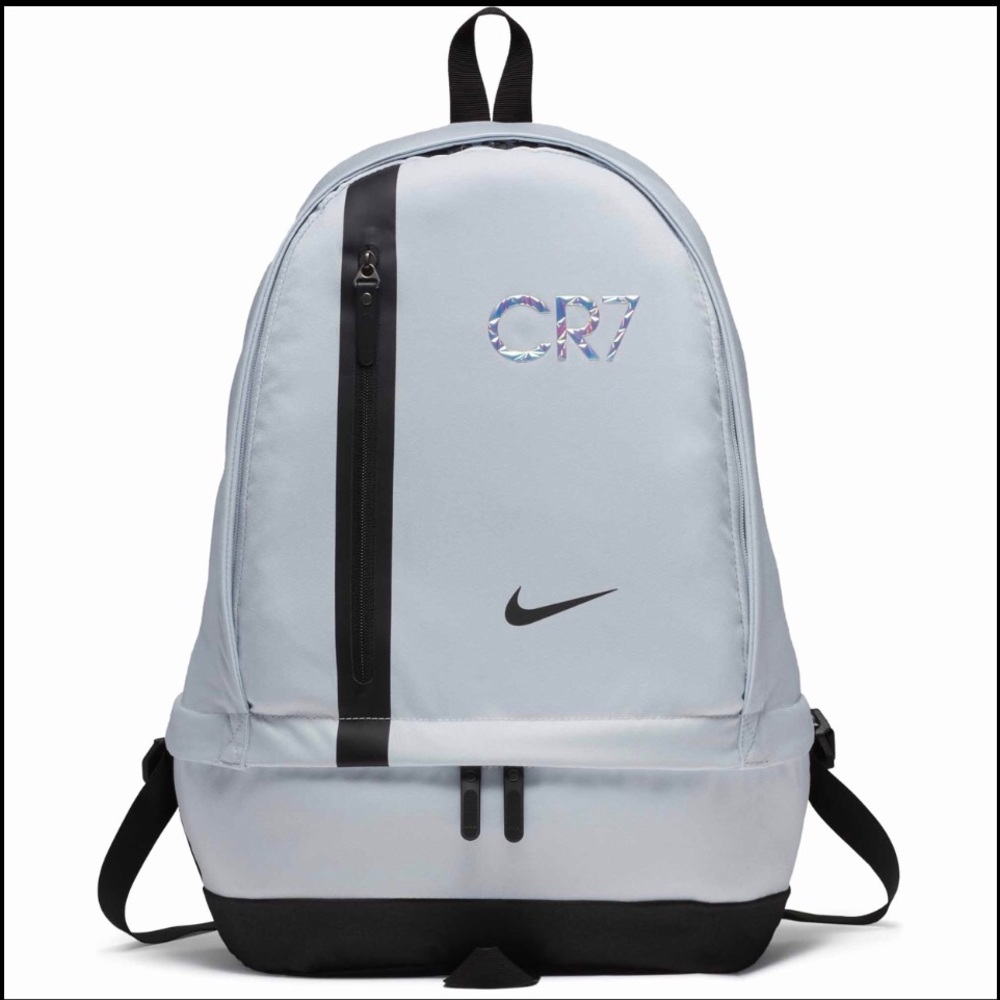 Nike CR7 Cheyenne Backpack – Pure Platinum/Black⚽️